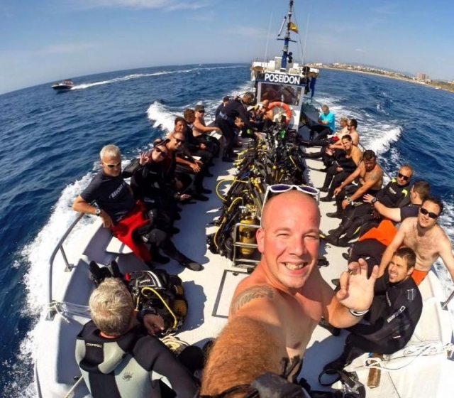 listos para un dia de buceo